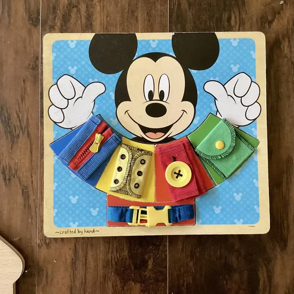 Melissa & Doug Mickey Mouse Clubhouse Wooden Basic Skills Board